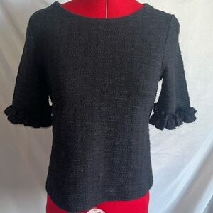 XS21 Banana republic ruffled short sleeve blouse